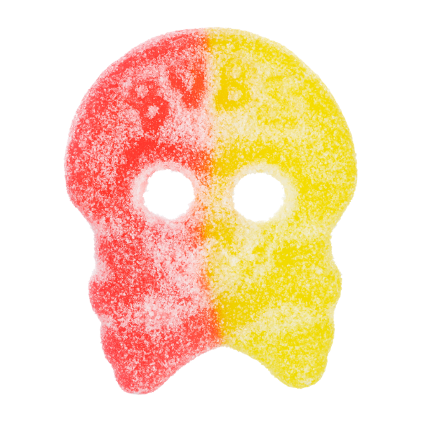 Bubs Sour Lemon Raspberry Skulls